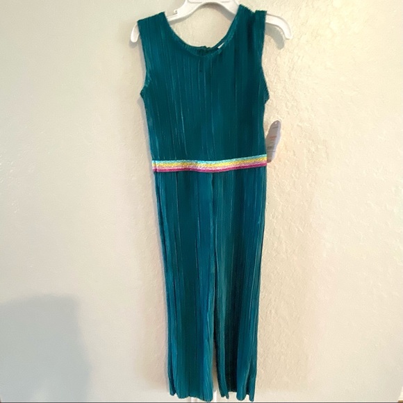 Girls Stretch Bodre Pleated Jumpsuit - Picture 2 of 9